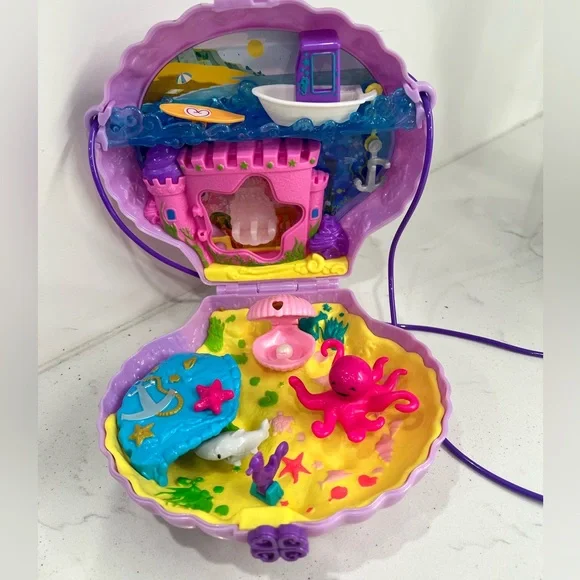 polly pocket Toys Polly Pocket Tiny Power Purple Seashell